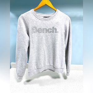 Grey Crewneck Bench Sweatshirt